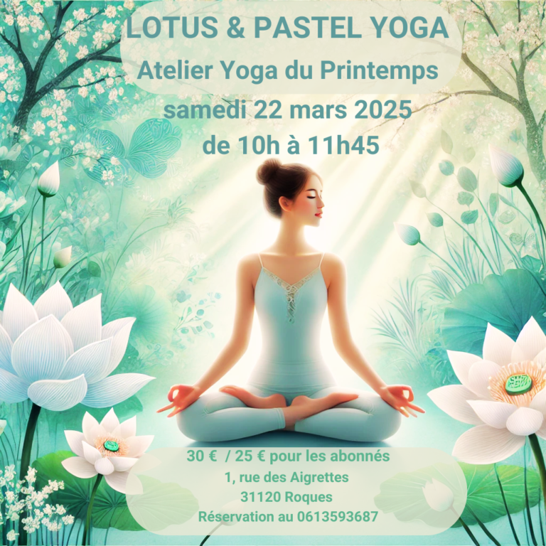 stage de yoga de printemps le 22 MARS 2025